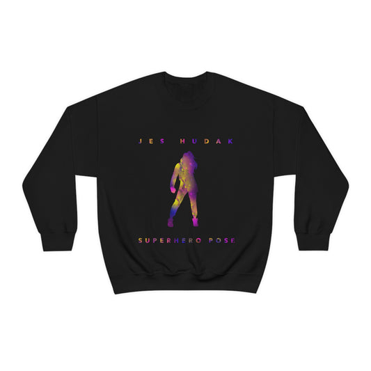 Superhero Pose Unisex Crewneck Sweatshirt